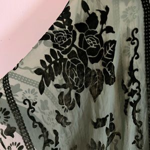 Free People Nightbird Burnout Kimono